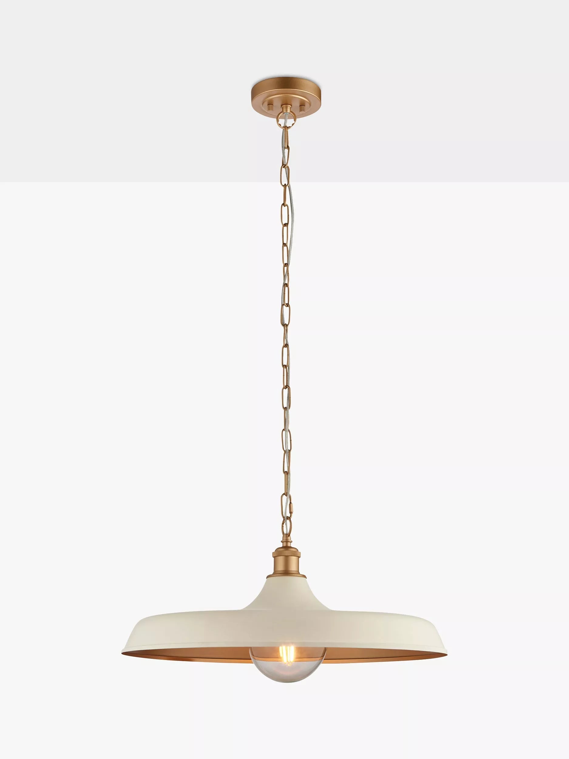 Bay Lighting gold pendant ceiling light adjustable drop, UK version
