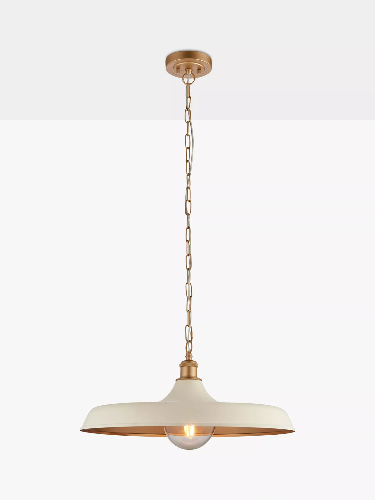 Bay Lighting gold pendant ceiling light adjustable drop, UK version