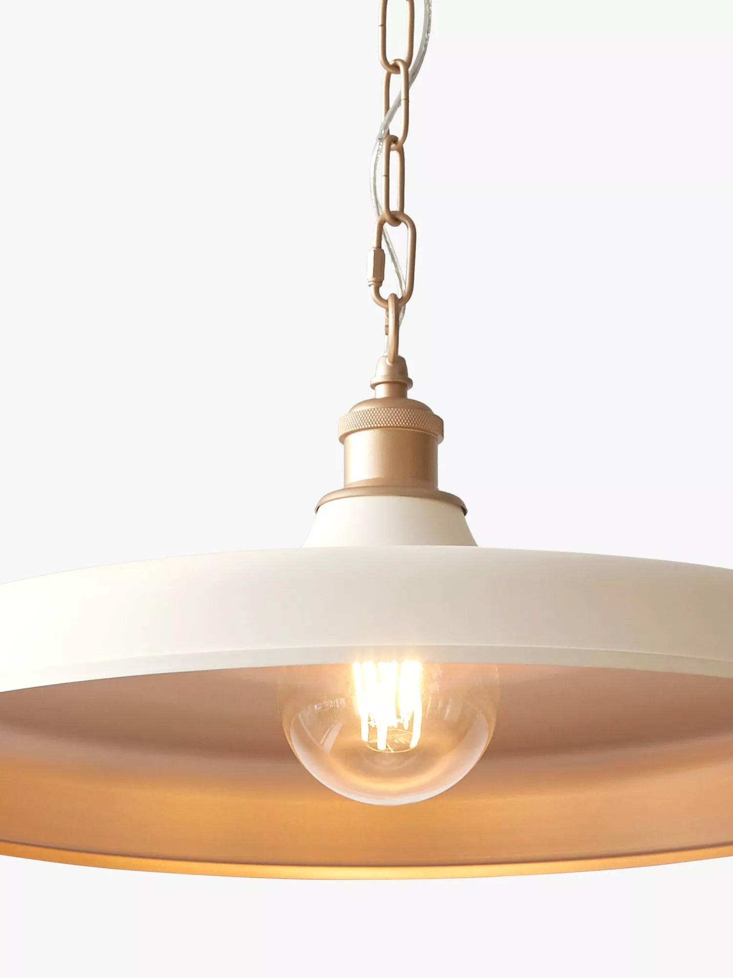 Bay Lighting gold pendant ceiling light adjustable drop, UK version