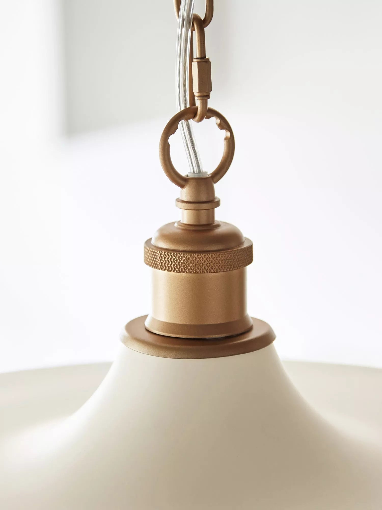 Bay Lighting gold pendant ceiling light adjustable drop, UK version