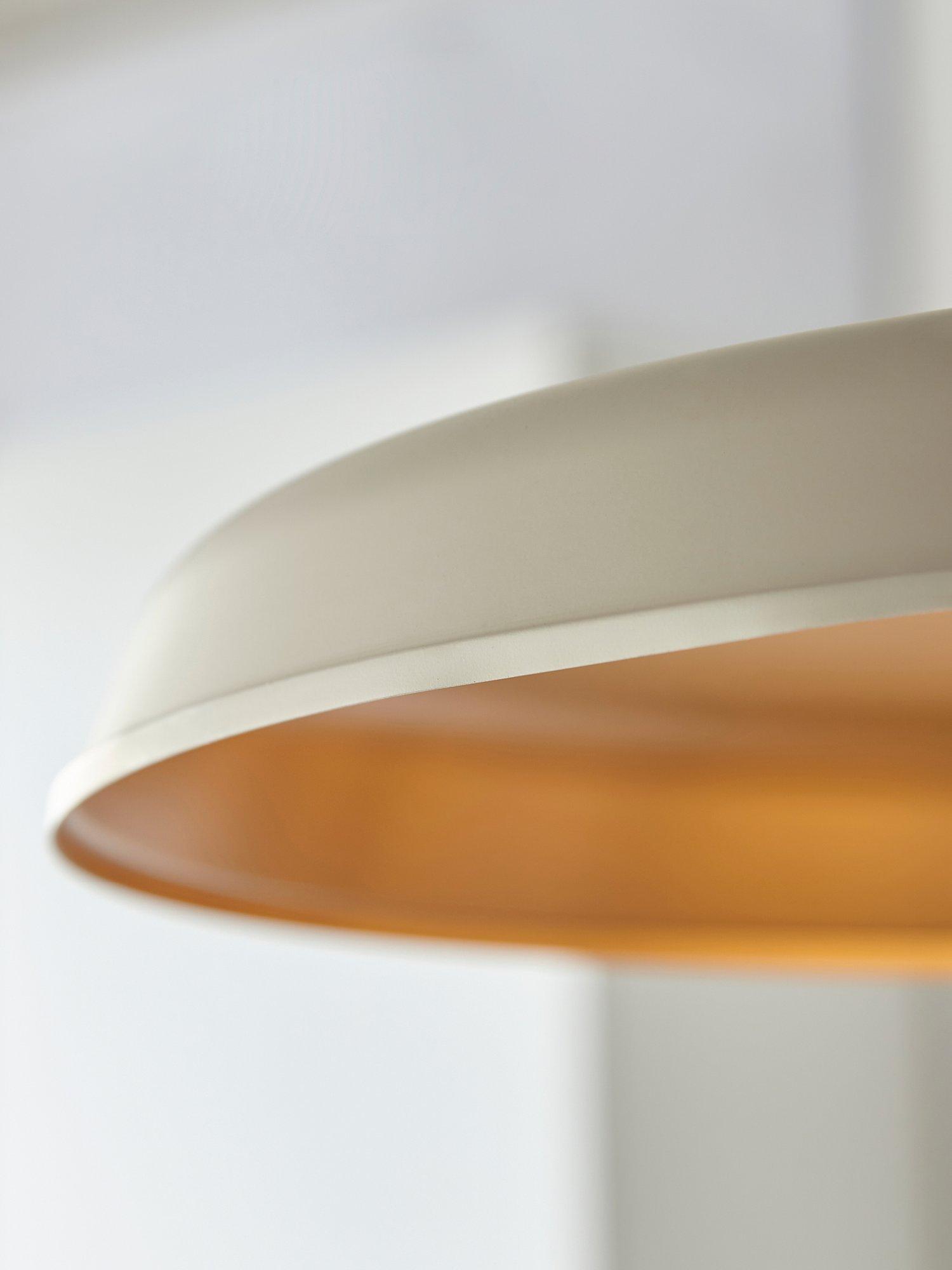 Bay Lighting gold pendant ceiling light adjustable drop, UK version