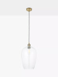 Bay Lighting Brighton pendant ceiling light in antique brass (British brand)