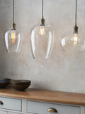 Bay Lighting Brighton pendant ceiling light in antique brass (British brand)