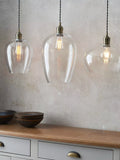 Bay Lighting Brighton pendant ceiling light in antique brass (British brand)
