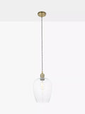 Bay Lighting Brighton pendant ceiling light antique brass, UK version