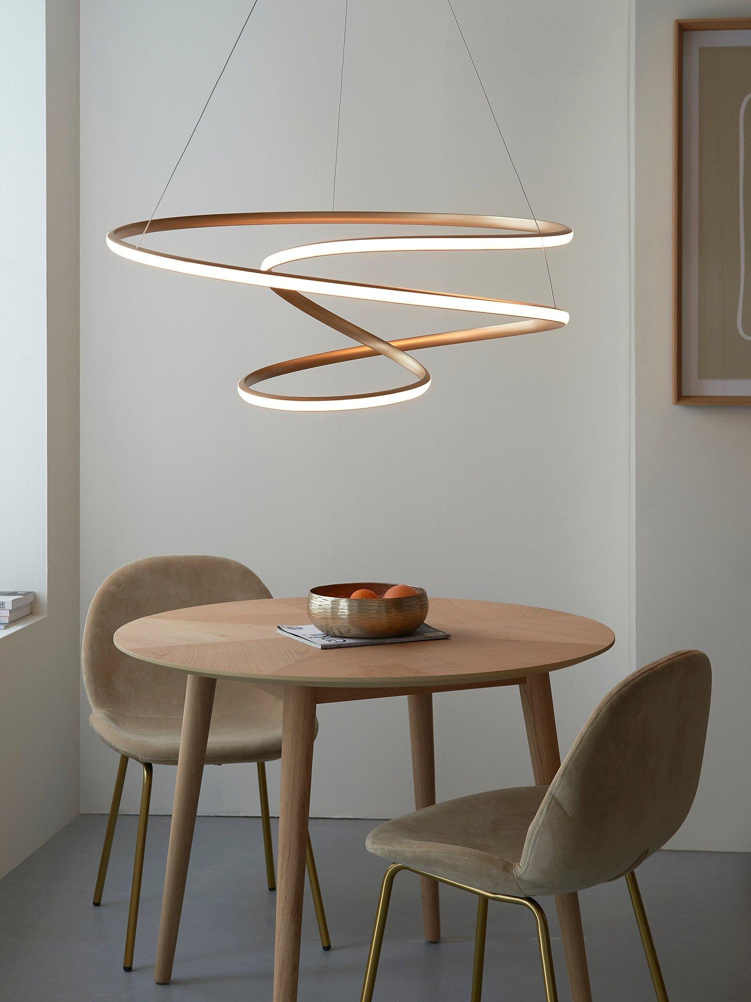 Bay Lighting Odessa pendant ceiling light gold - British product