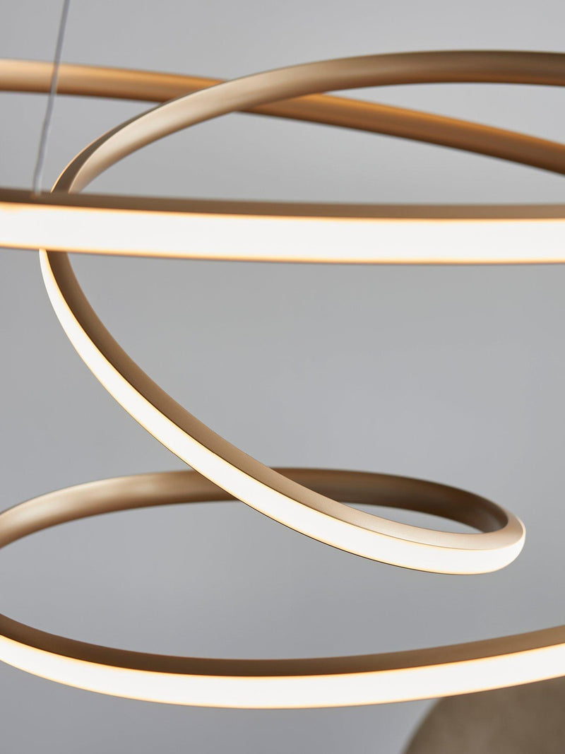 Bay Lighting Odessa pendant ceiling light gold - British product