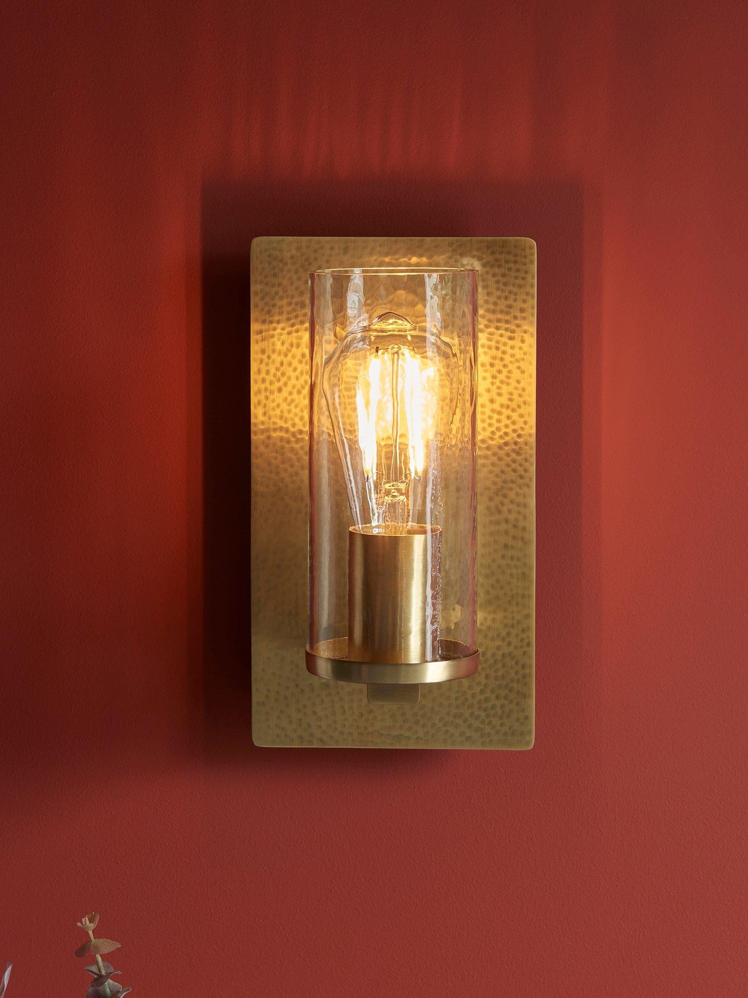Bay Lighting Dhara wall light metallic opaque finish, UK version