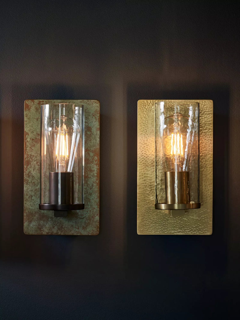 Bay Lighting Dhara wall light metallic opaque finish, UK version