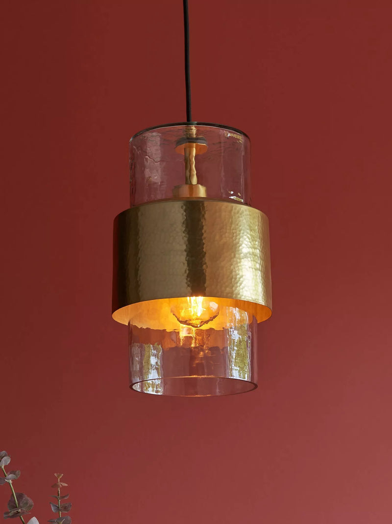 Bay Lighting Dhara gold pendant ceiling light, imported from the UK