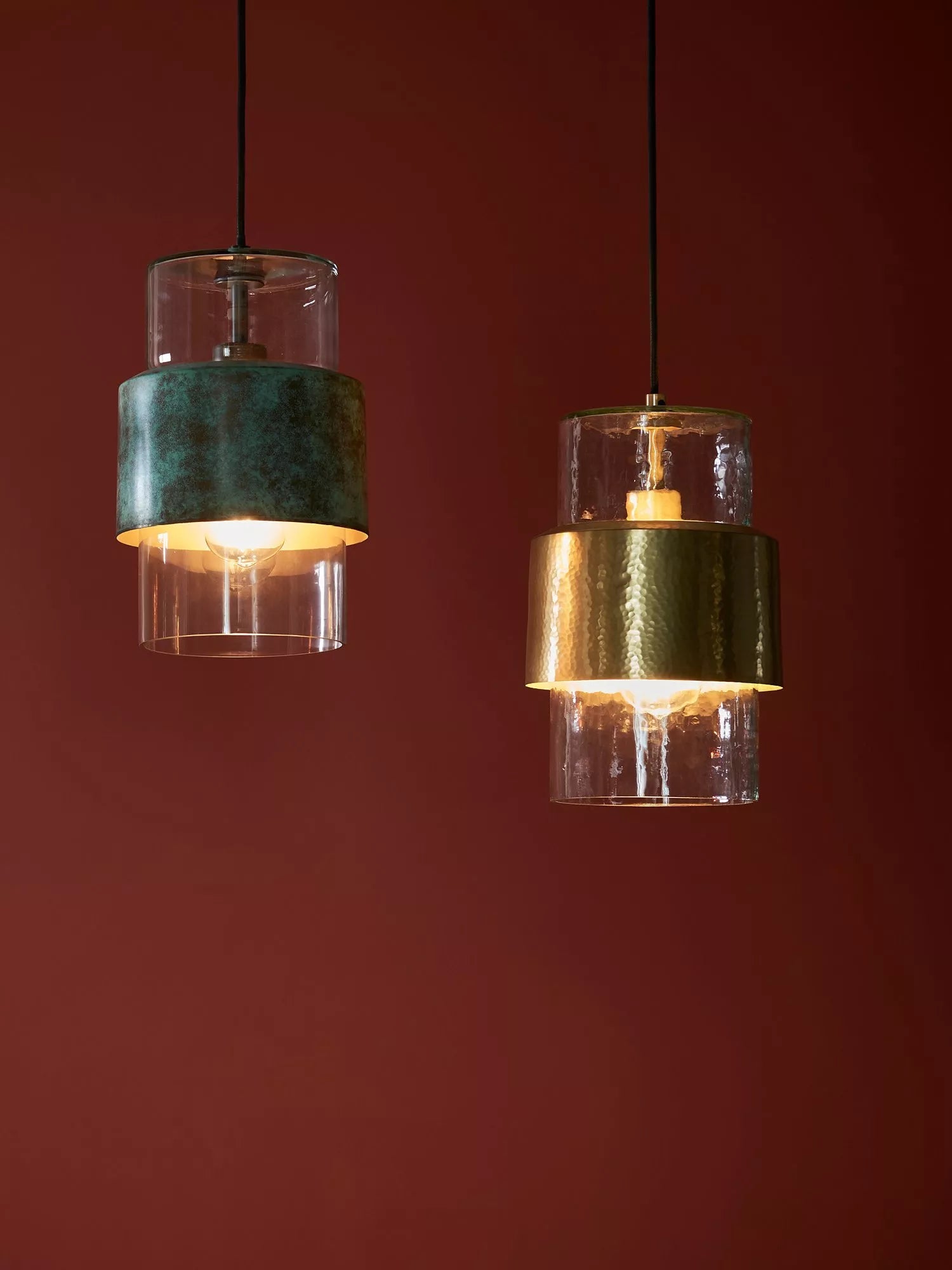 Bay Lighting Dhara gold pendant ceiling light, imported from the UK
