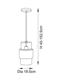 Bay Lighting Dhara gold pendant ceiling light, imported from the UK