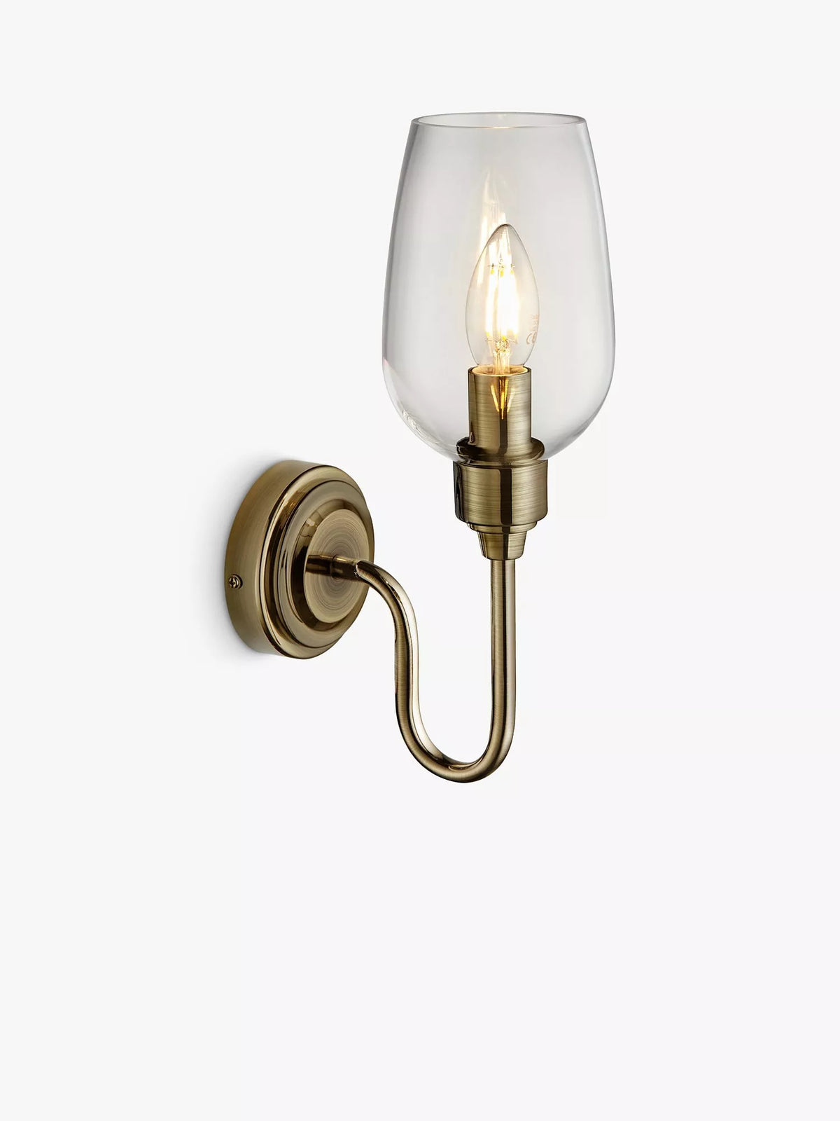 Bay Lighting Brighton Wall Light brass finish, imported from the UK