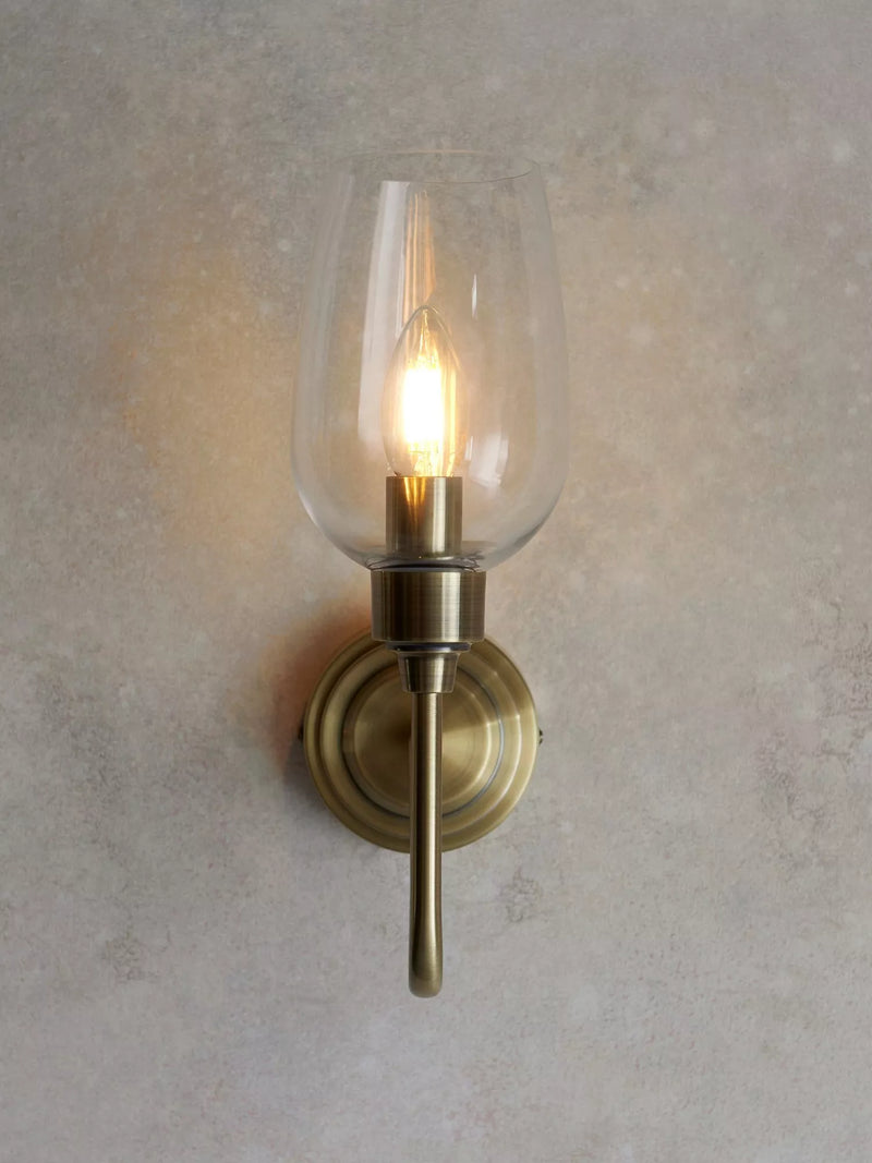 Bay Lighting Brighton Wall Light brass finish, imported from the UK