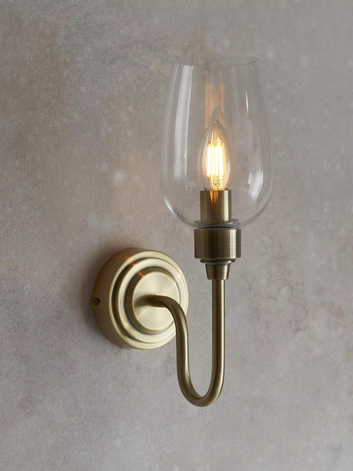 Bay Lighting Brighton Wall Light brass finish, imported from the UK