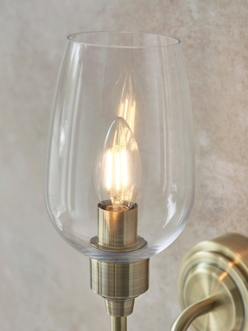 Bay Lighting Brighton Wall Light brass finish, imported from the UK