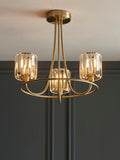 Bay Lighting Lyon 3 arm semi flush ceiling light brass (British brand)