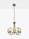 Bay Lighting Lyon 5-arm brass ceiling light - British product