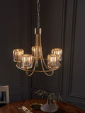 Bay Lighting Lyon 5-arm brass ceiling light - British product