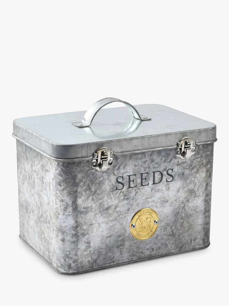 Sophie Conran for Burgon & Ball Galvanised Steel Seed Tin