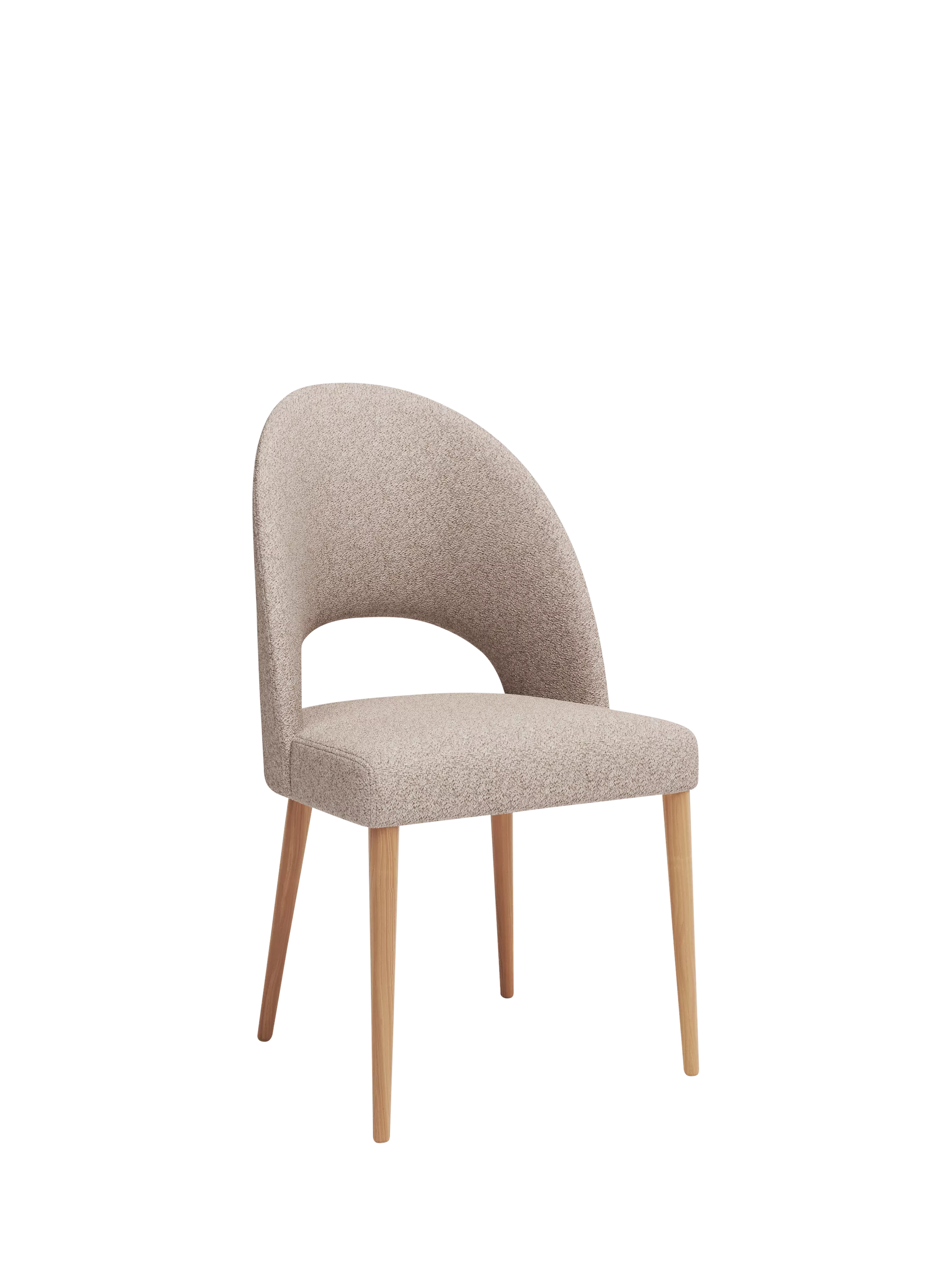 John Lewis Moritz II boucle yarn dining chair, imported from the UK