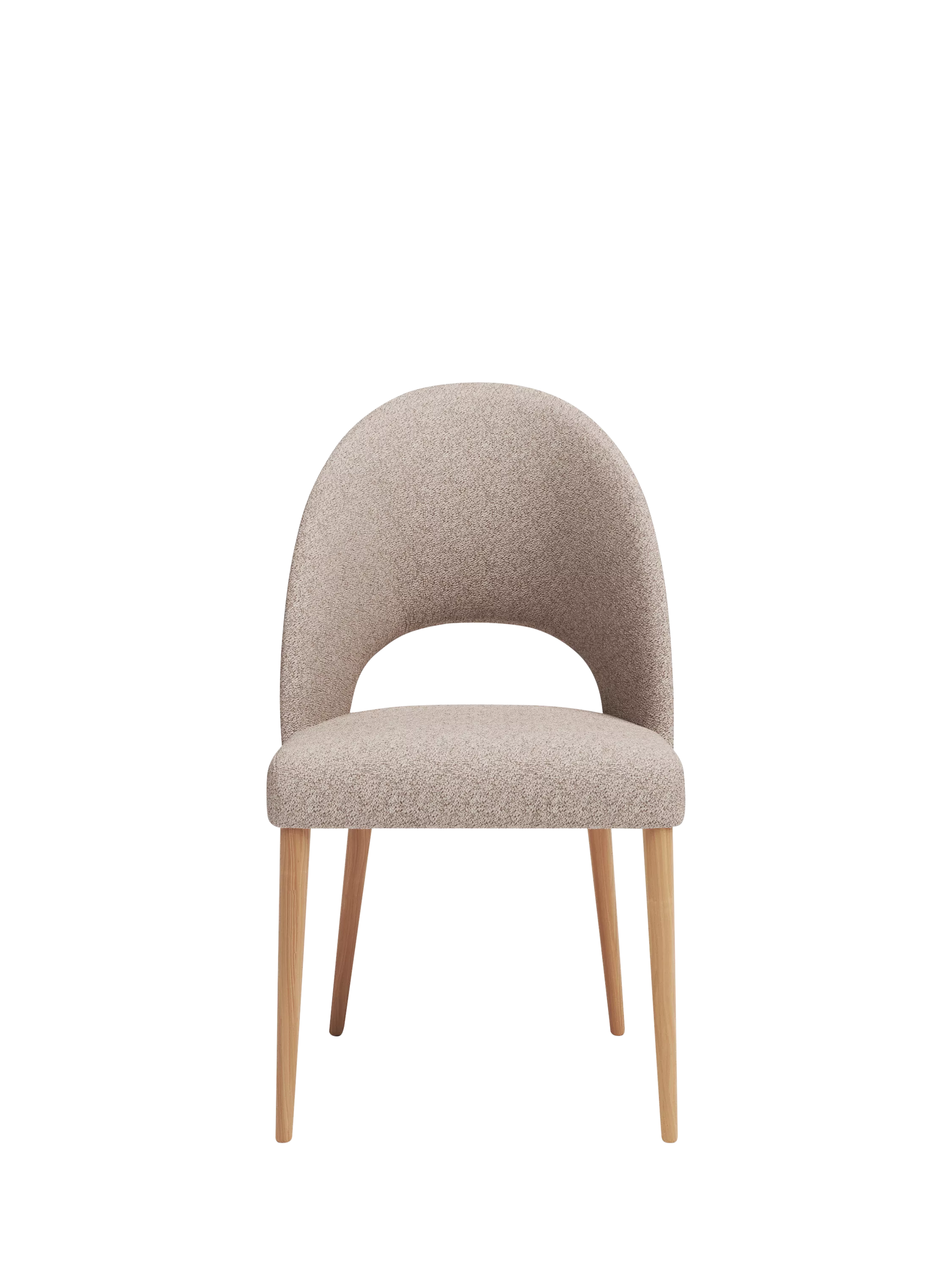 John Lewis Moritz II boucle yarn dining chair, imported from the UK