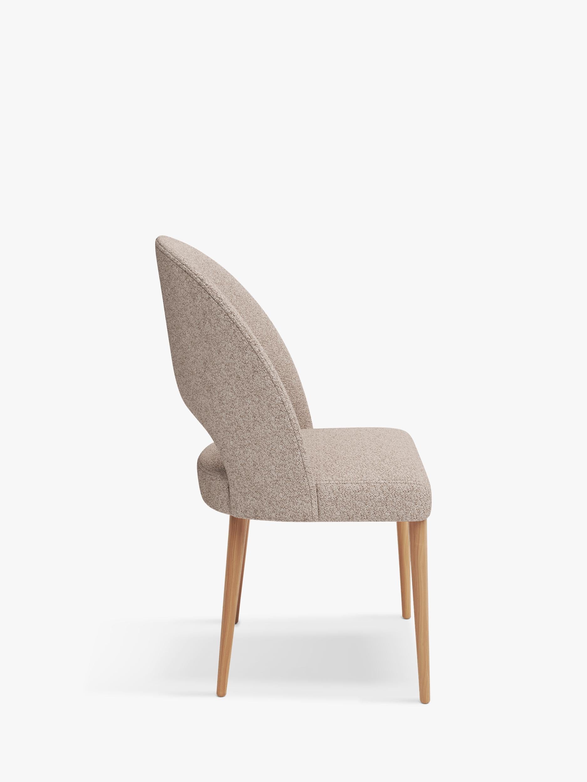 John Lewis Moritz II boucle yarn dining chair, imported from the UK