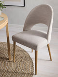 John Lewis Moritz II boucle yarn dining chair, imported from the UK