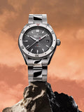 Alpina AL-525GS4AQ6B Men's Alpiner 4 Automatic Bracelet Strap Watch, Silver