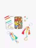 Cotton Twist tassel keyring craft kit (British brand)