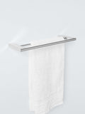 John Lewis Opus double towel rail 45cm silver, imported from the UK