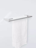 John Lewis Opus double towel rail 45cm silver, imported from the UK