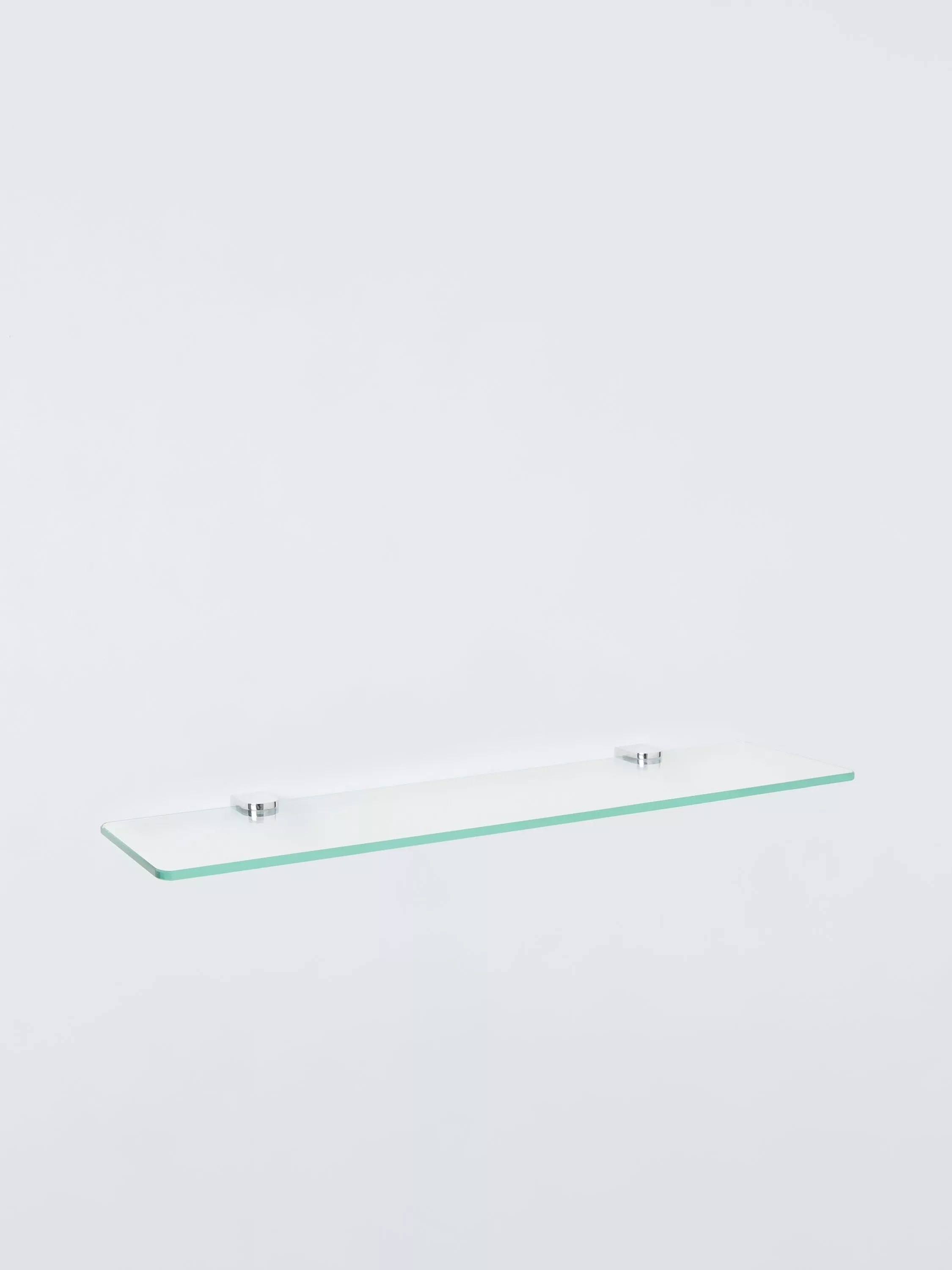 John Lewis Opus Glass Shelf, Silver