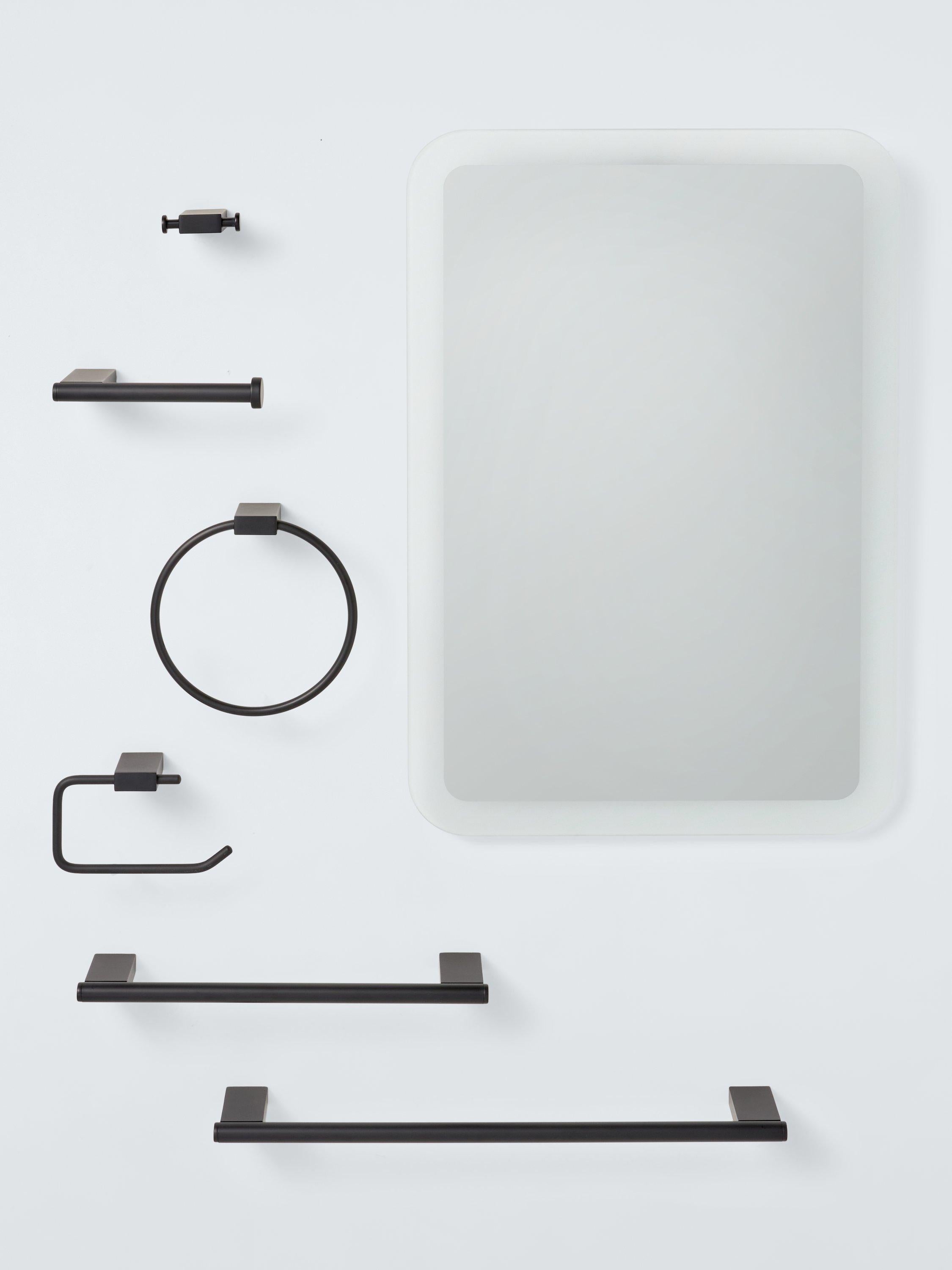John Lewis Opus Bar wall mounted toilet roll holder, UK version