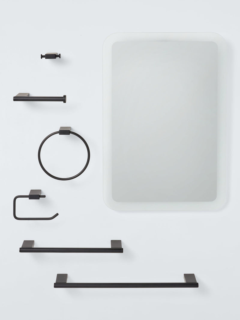 John Lewis Opus Bar wall mounted toilet roll holder, UK version
