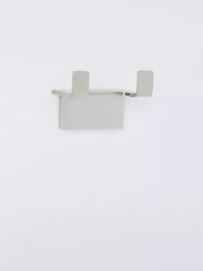 John Lewis John Lewis Modernist Double Robe Hook, Silver- Buy online at McGrocer