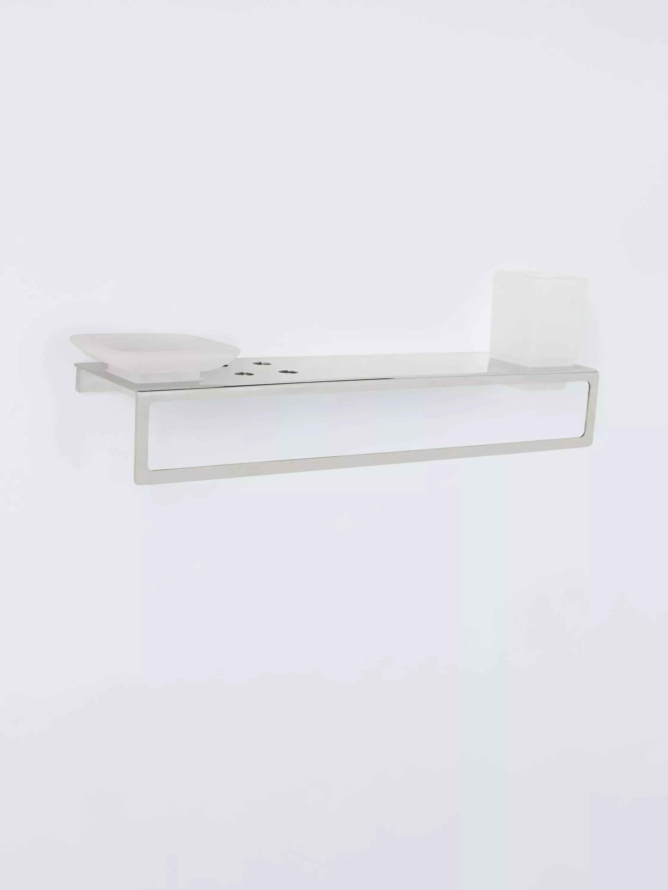 John Lewis Modernist shelf unit silver finish (British brand)