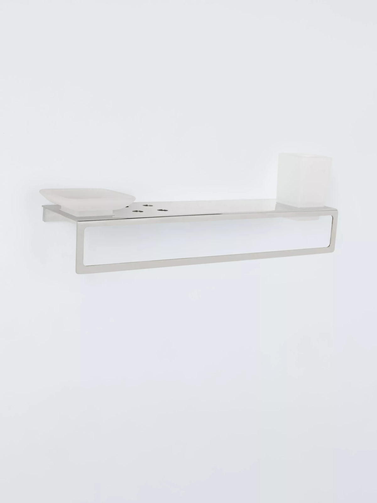 John Lewis Modernist shelf unit silver finish (British brand)