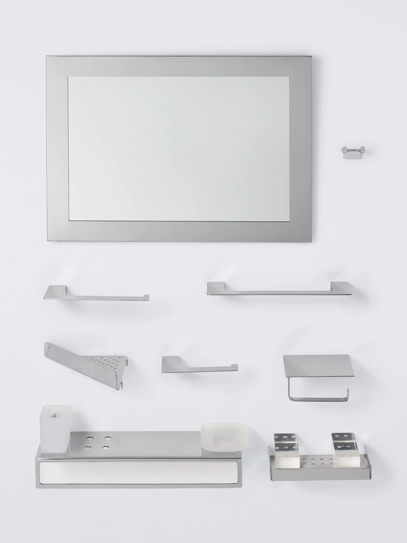 John Lewis Modernist shelf unit silver finish (British brand)
