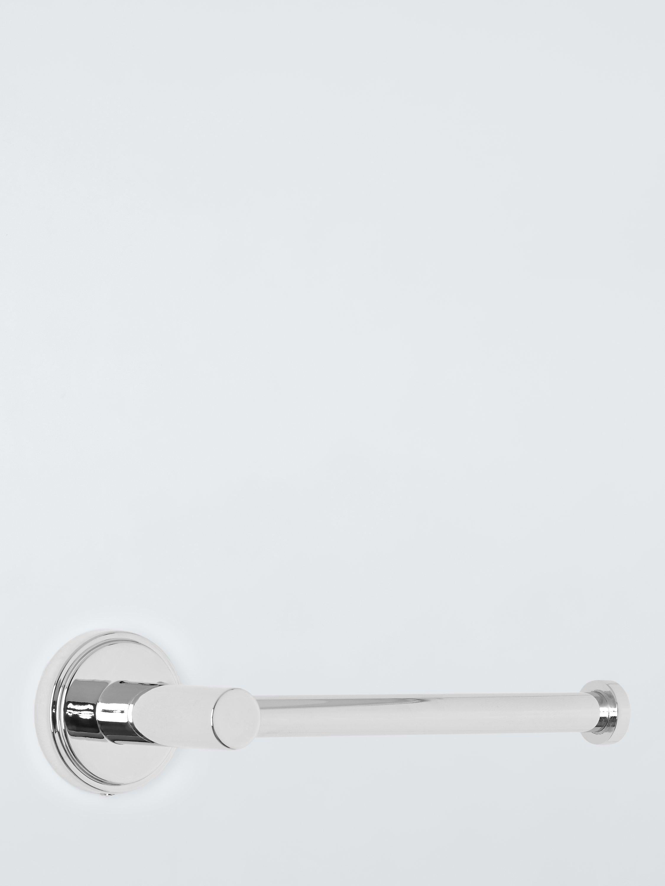 John Lewis chrome toilet roll holder 17x7x5cm, UK version