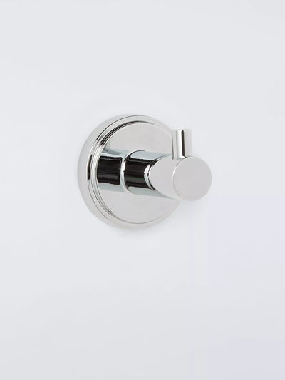 John Lewis John Lewis Orbit Single Robe Hook, Chrome Effect- Buy online at McGrocer