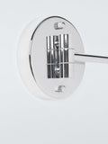 John Lewis Opus wall-mounted magnifying shaving mirror chrome (British brand)