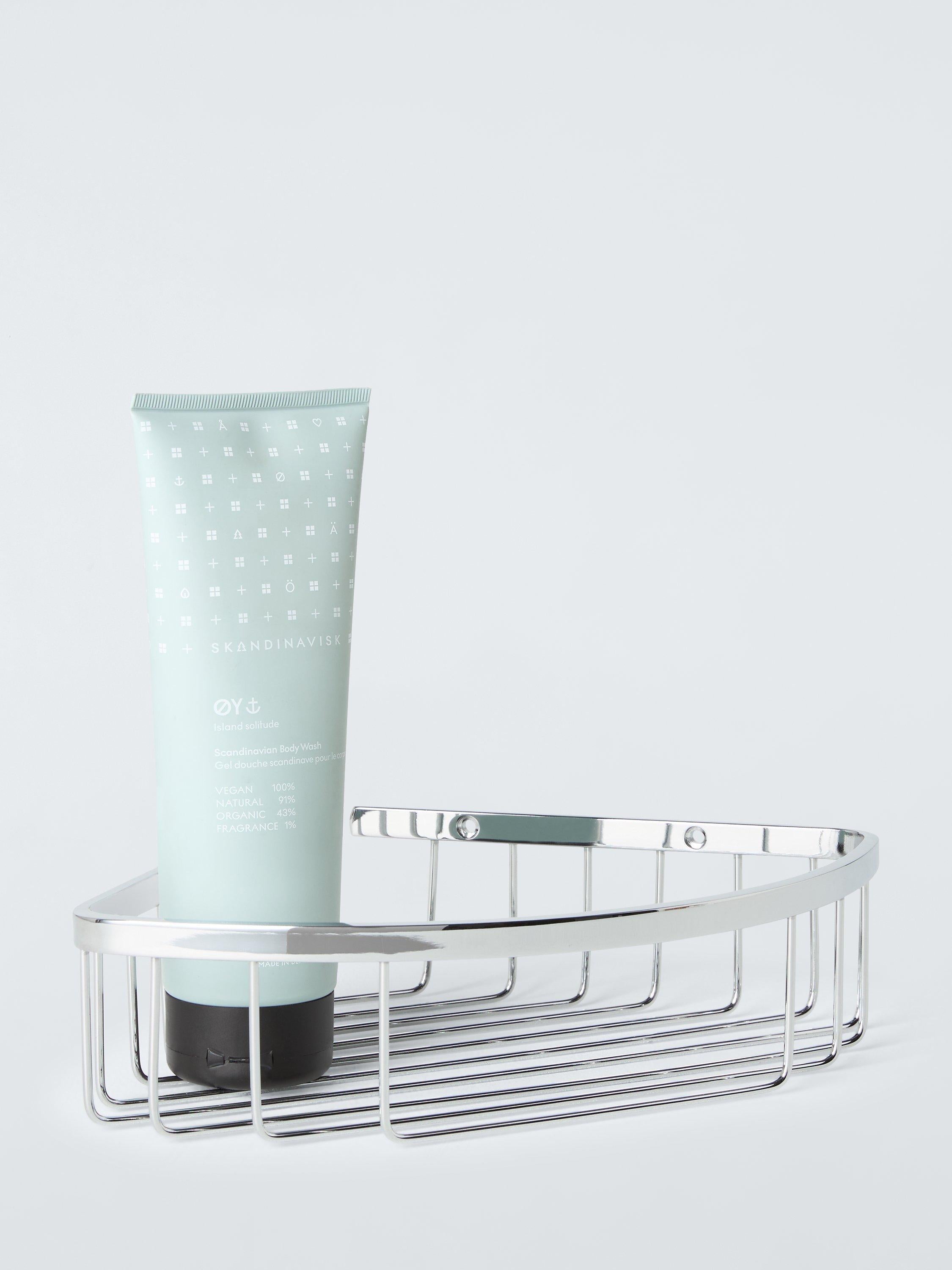 John Lewis Corner Shower Basket 26x20x5cm, UK version