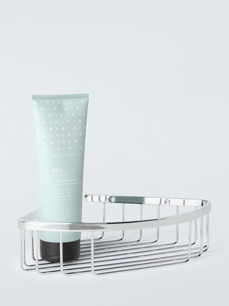 John Lewis Corner Shower Basket 26x20x5cm, UK version
