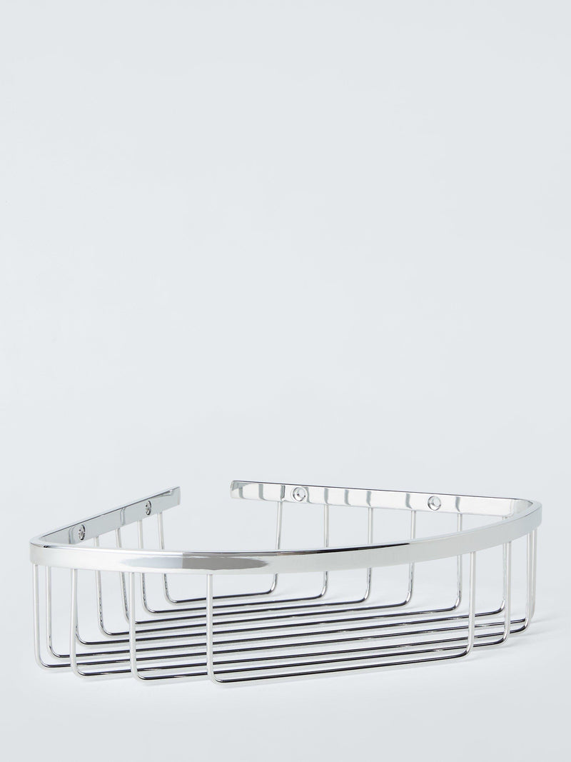John Lewis Corner Shower Basket 26x20x5cm, UK version