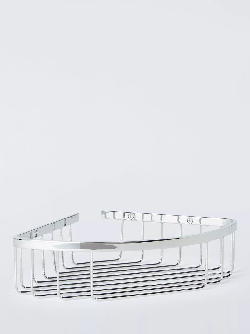 John Lewis Corner Shower Basket 26x20x5cm, UK version