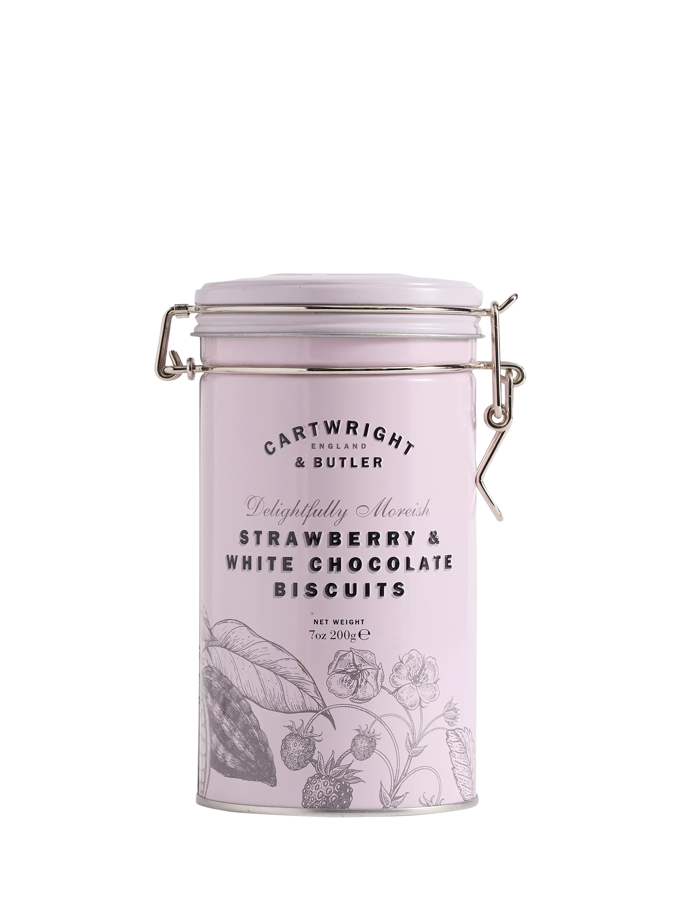 Cartwright & Butler strawberry white chocolate biscuits 200g - British product