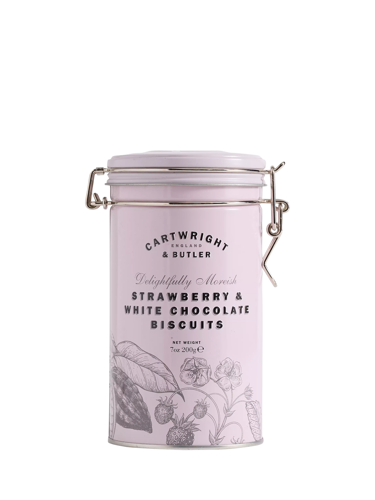Cartwright & Butler strawberry white chocolate biscuits 200g - British product