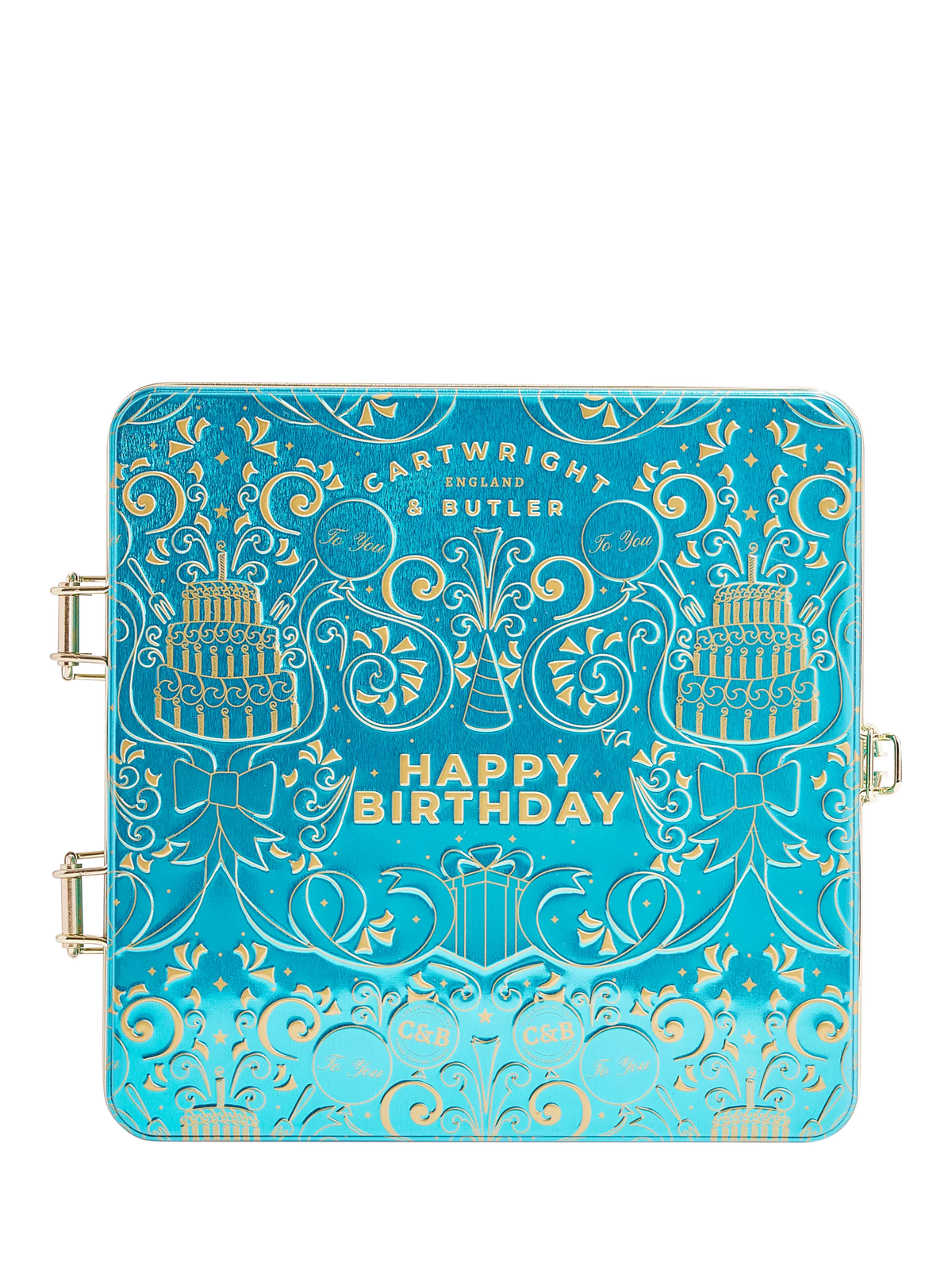 Cartwright & Butler Happy Birthday Treat Selection Tin - British product