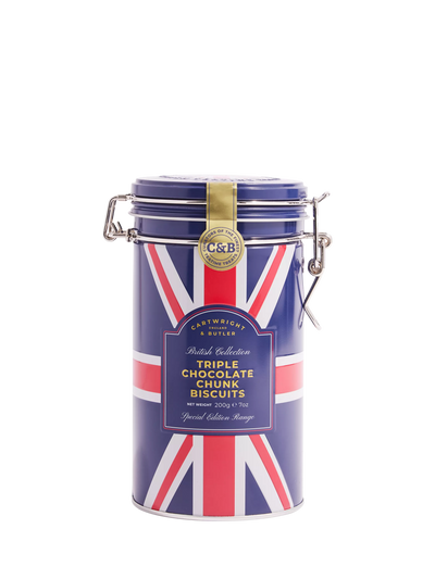 John Lewis Cartwright & Butler British Collection Triple Choc Chunk Biscuits 200g- Buy online at McGrocer